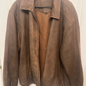 Croft & Barrow Men's Tan Bomber Jacket